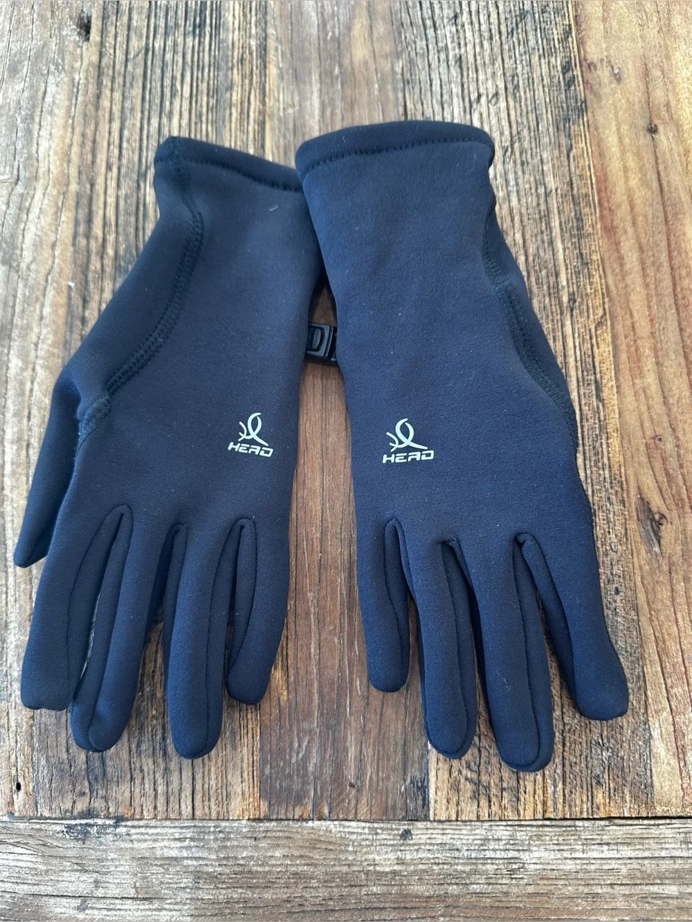 Head Black Stretch Touchscreen Gloves